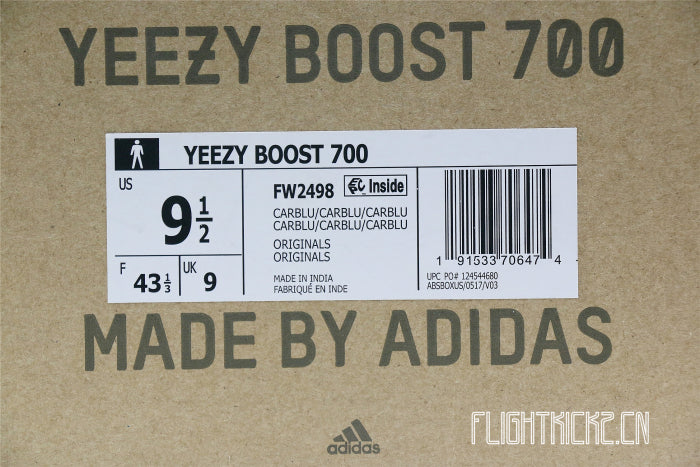 Yeezy Boost 700 Carbon Blue 2020