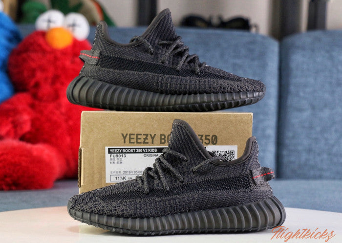 Yeezy 350 Boost Black Static NR Kid (Ln5 A1)