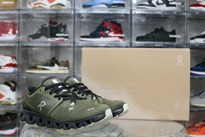 On Cloud X 3 Olive Reseda