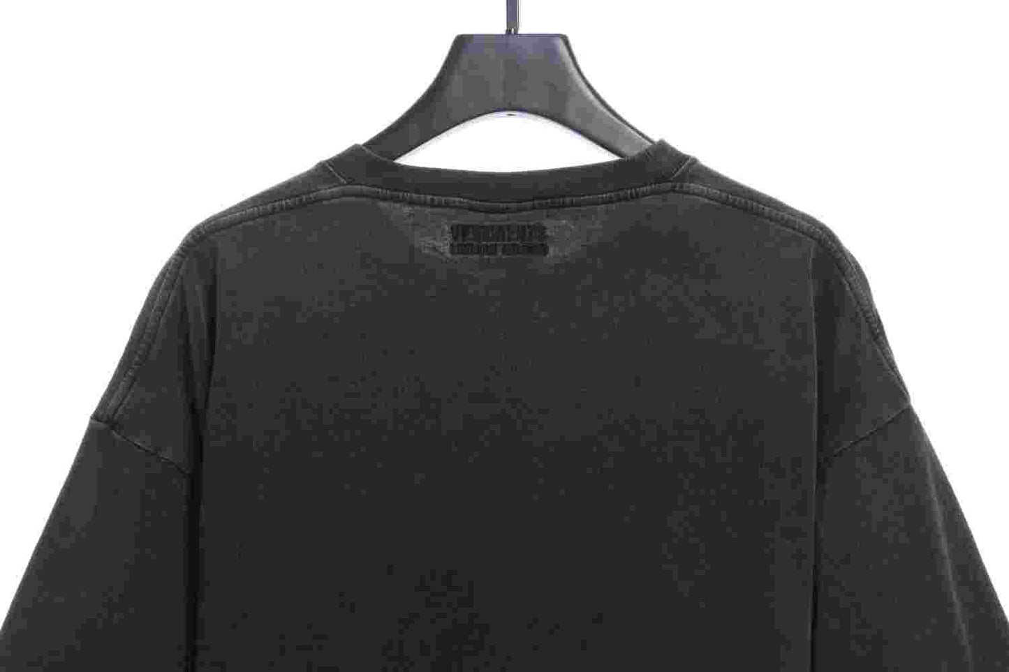 Vetements 23SS Washed Letter Embroidered Short Sleeve T-Shirt