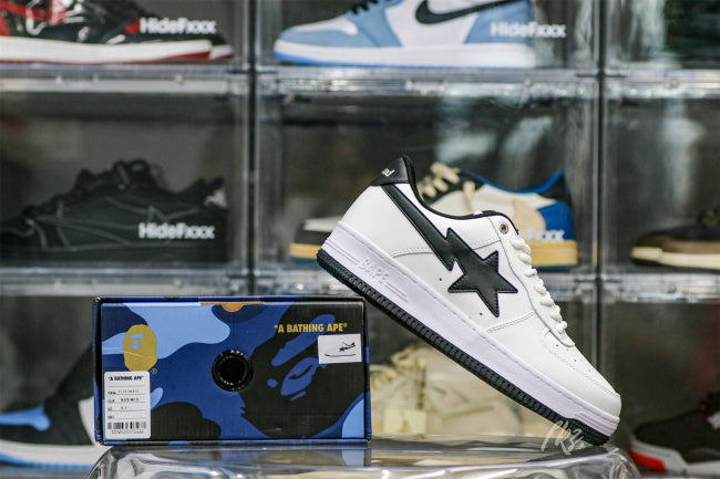 JJJJound x Bapesta White Black