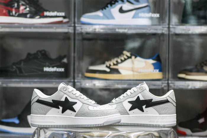 A Bathing Ape Bape Sta Low Grey Black