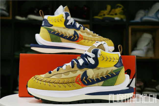 Nike Vaporwaffle sacai Jean Paul Gaultier Sesame Blue