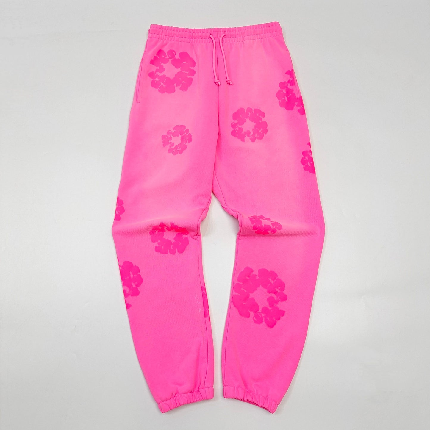 1:1 New color pink puff hoodie pant