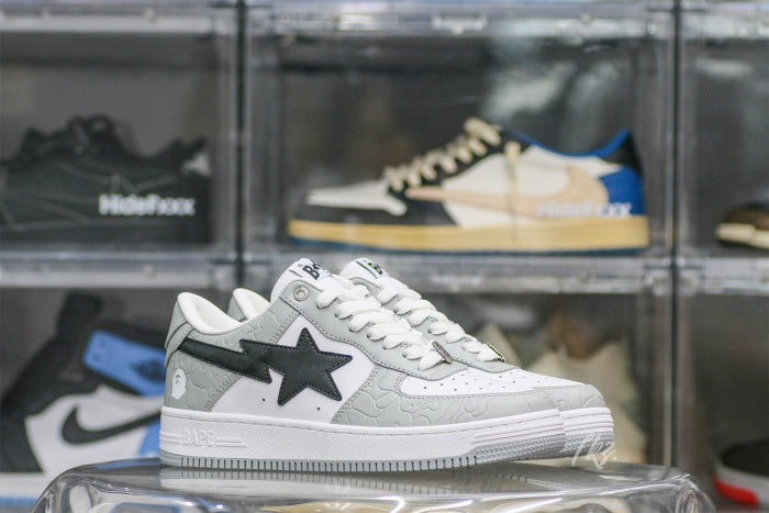 A Bathing Ape Bape Sta Low Grey Black