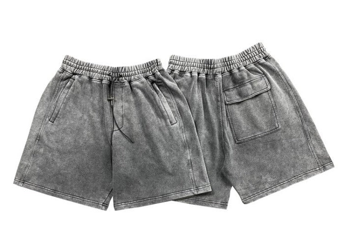 R3present x FOG Washed Solid Color Bermuda Shorts