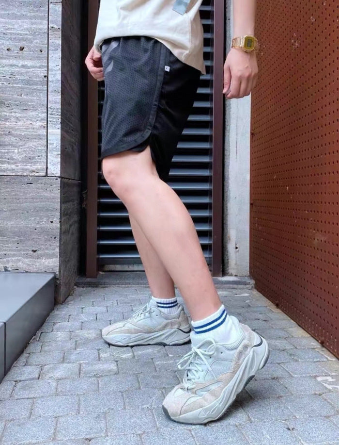 OW logo twill printed shorts