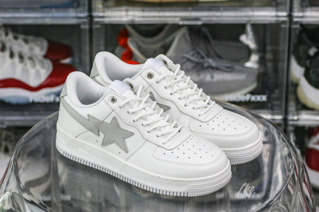 JJJJound x Bapesta White Grey
