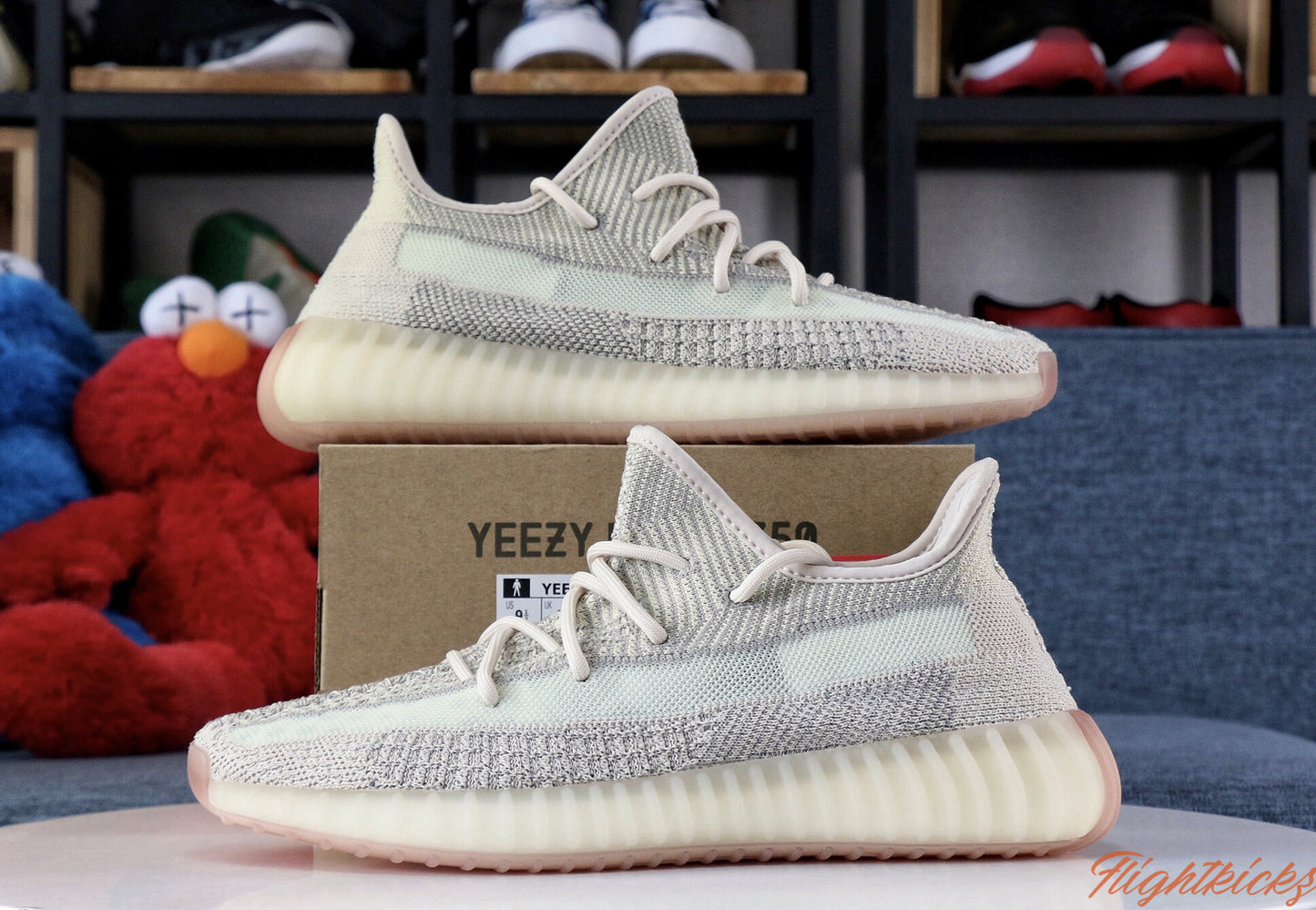 2019 Yeezy 350 V2 Citrin Reflective(Ln5 A1 batch)