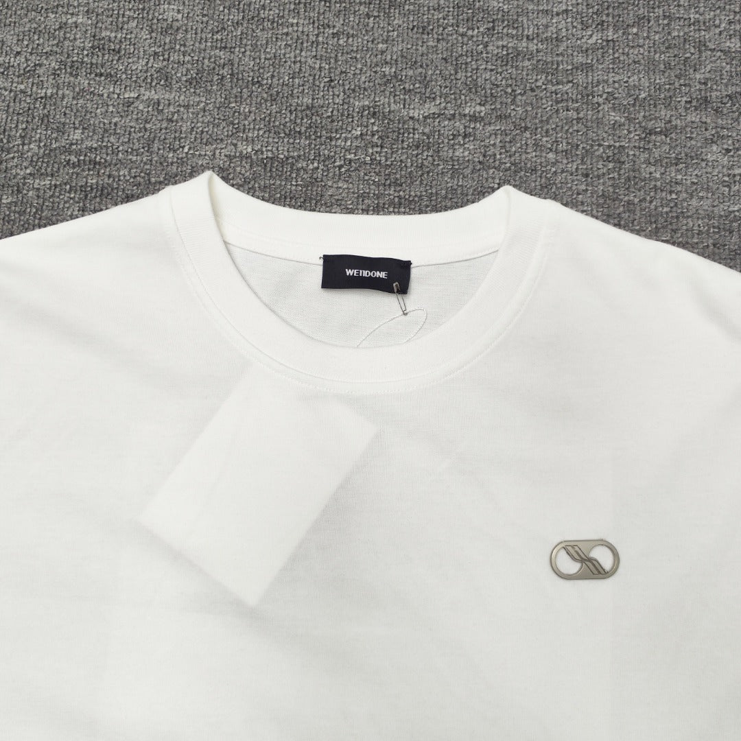 WE11D0NE TRACK Embossed Banner T-Shirt