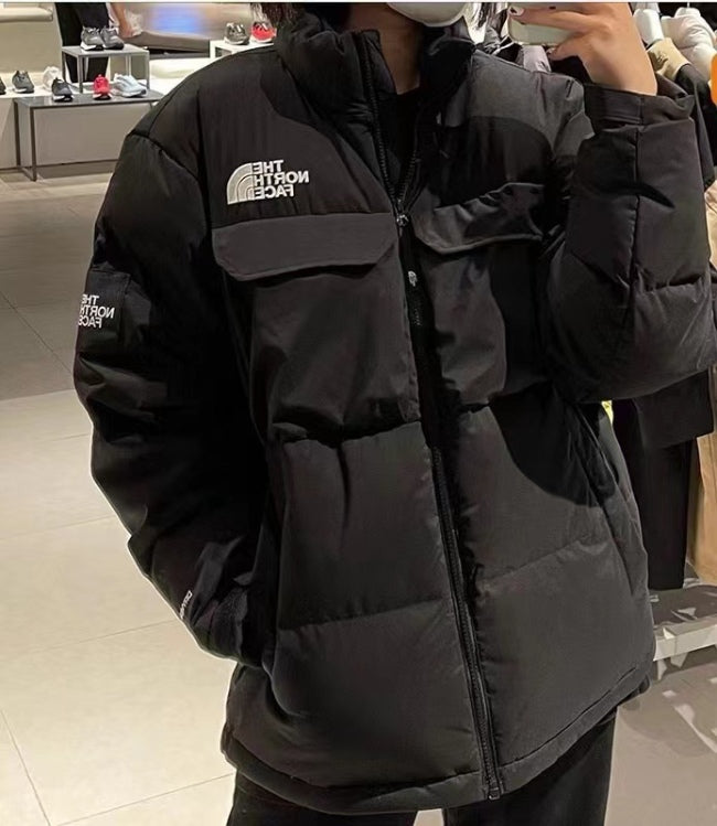 TNF Panel Contrast Color Cargo Down Jacket