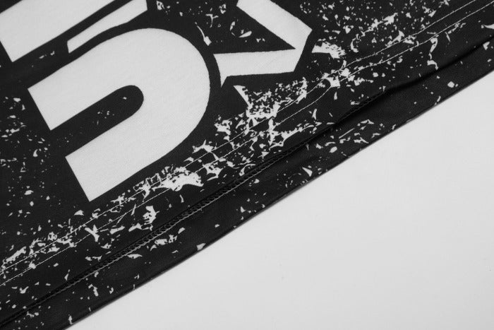 Saint Mich@el Tears Full Print Long Sleeve White Pink T-Shirt