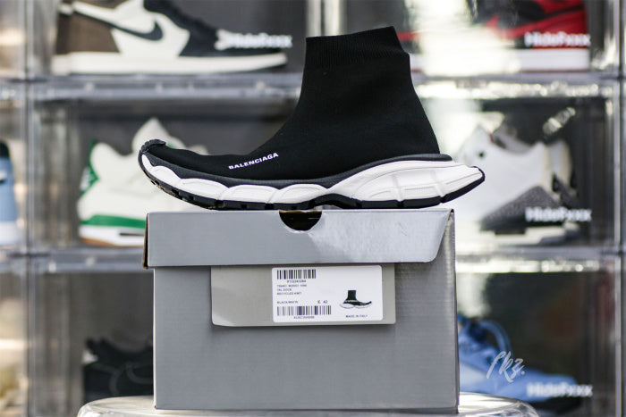 Balenciag* 3XL Sock Sneaker 'Black White'