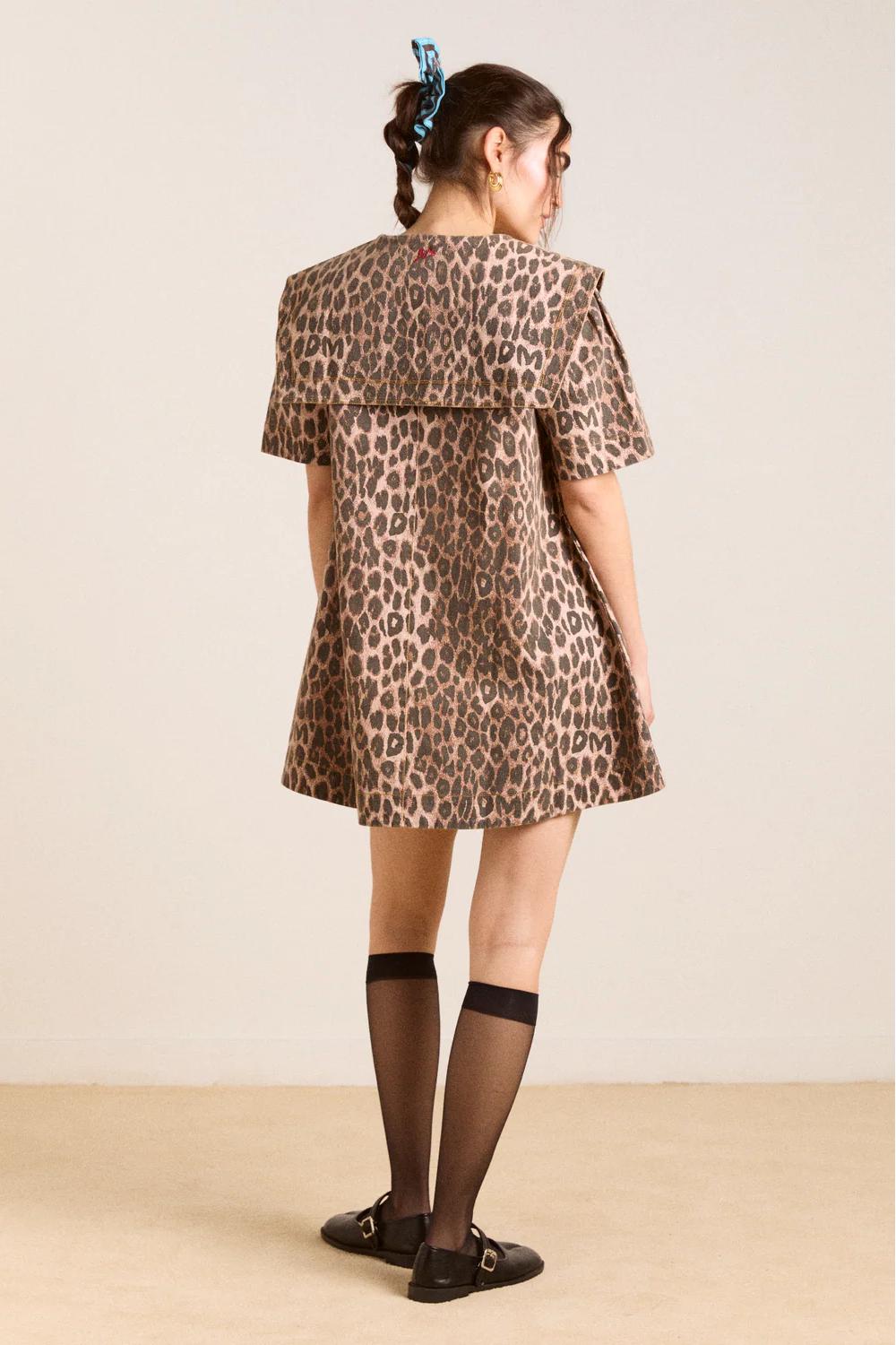 Leopard Print Mini Dress