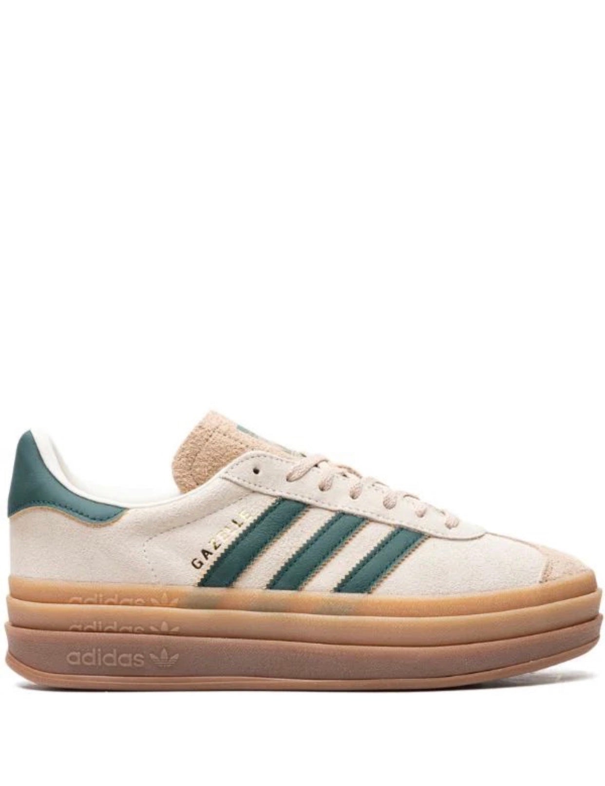 adidas Gazelle Bold “Cream Collegiate/Green” sneakers