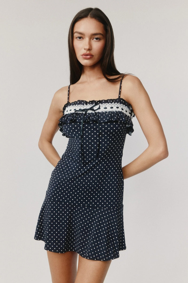 Zoe Polka Dots Mini Dress