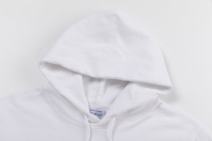 Off-White 24SS new multi-logo loose-fit hoodie