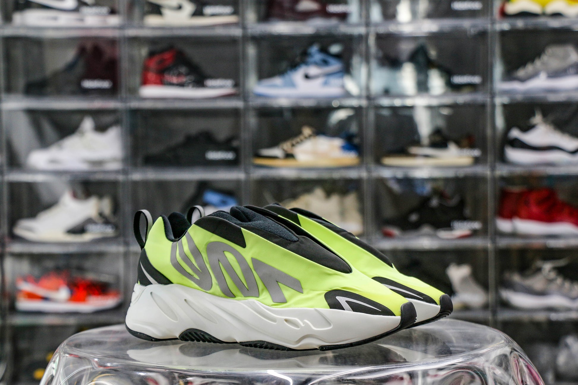 Adidas Yeezy Boost 700 MNVN Laceless Phosphor