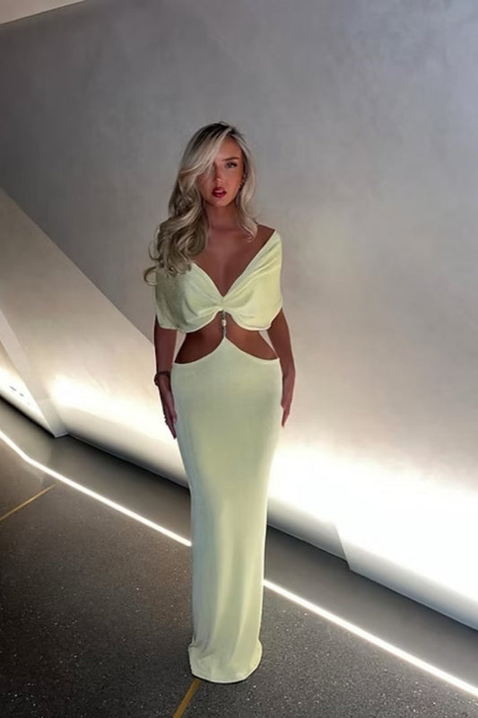 Lemon Perla Maxi Dress