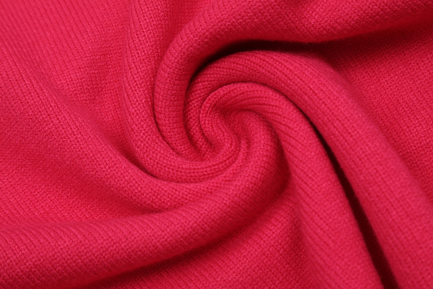 Am1 2024SS classic red jacquard big heart turtleneck sweater