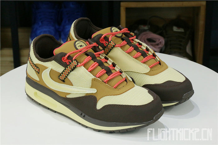 Travis Scott x Nike Air Max 1 “Cactus Jack” Baroque Brown