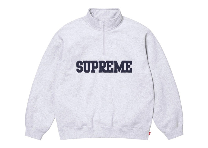Suprem3 24FW Collegiate Half Zip Pullover Hoodie