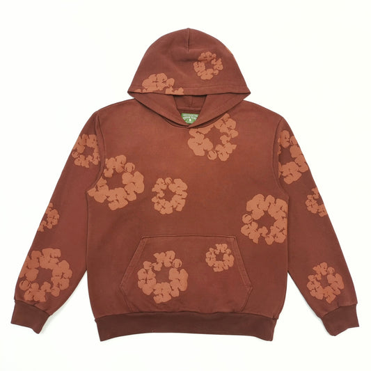 New Arrival Cotton Brown Hoodie