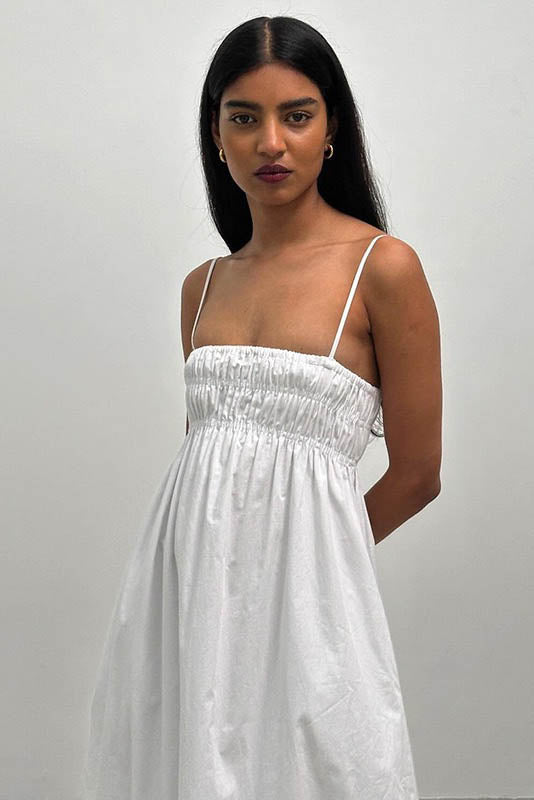 Summer Silhouette Backless Dress