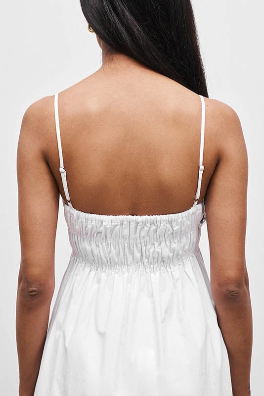 Summer Silhouette Backless Dress
