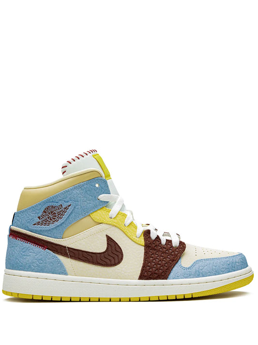Jordan x Maison Chateau Rouge Air Jordan 1 Mid SE "Fearless" sneakers