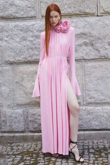 Luxury Vintage Cut-Out Deep V Halter 3D Floral Maxi Dress