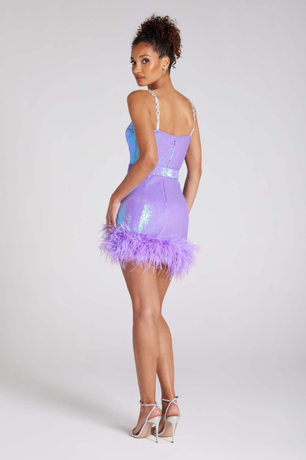 Unique Sparkling Sequin Bodycon Mini Dress