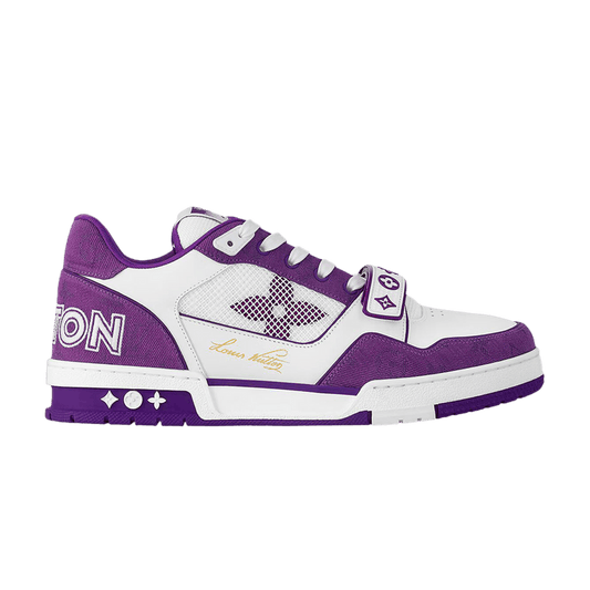 Louis Vuitton LV Trainer Monogram Strap White Purple