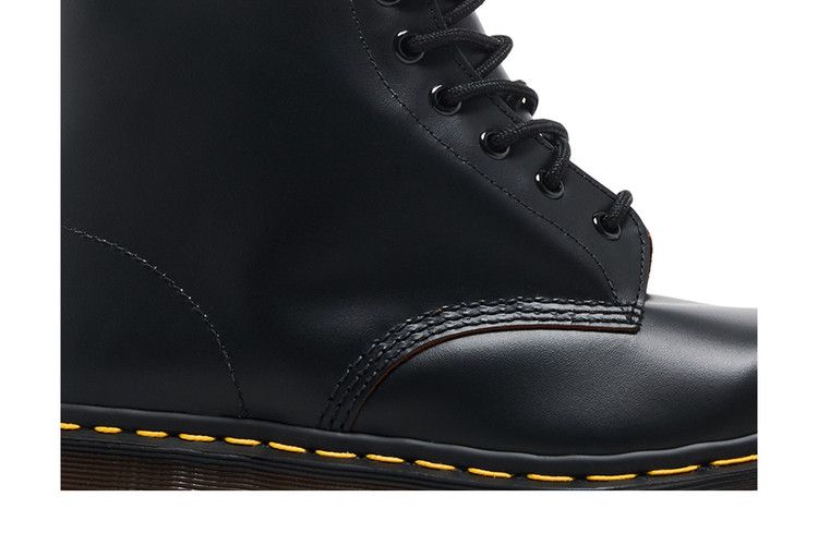 Dr. Martens 1460 Vintage Made In England Lace Up Boot Black Quilon