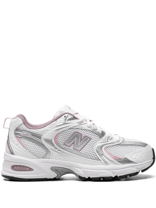 New Balance 530 "White/Silver Metalic/Ice Wine/Mid Century Pin" sneakers