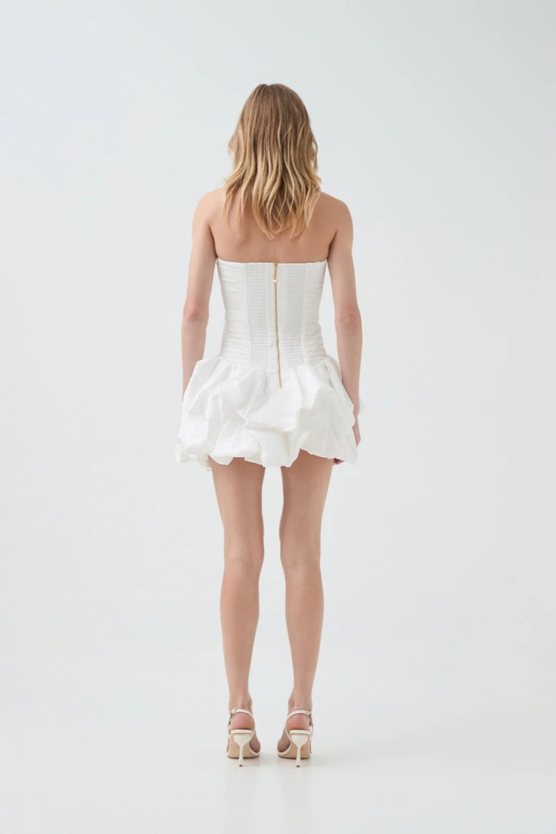 Violette Bubble Hem Mini Dress