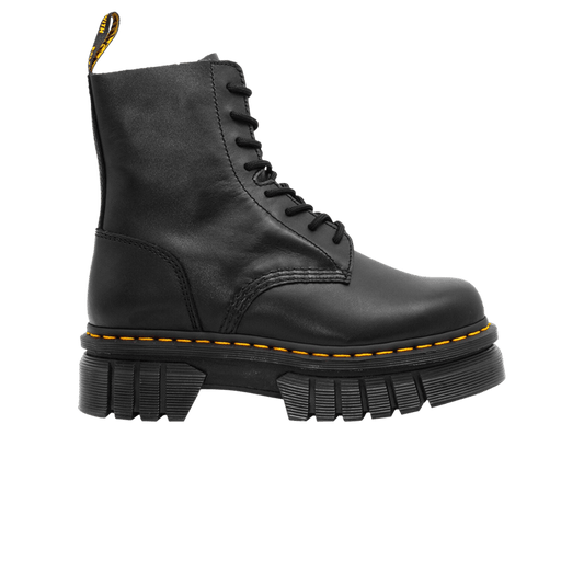 Dr. Martens Audrick Leather Platform Boot Black Nappa Lux (Women's)