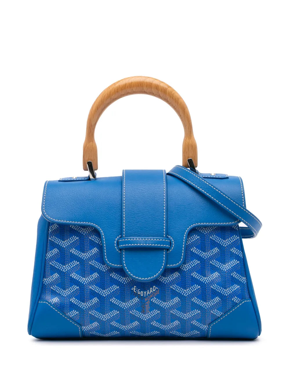 Goyard Pre-Owned 2018 Mini Goyardine Saigon Souple satchel