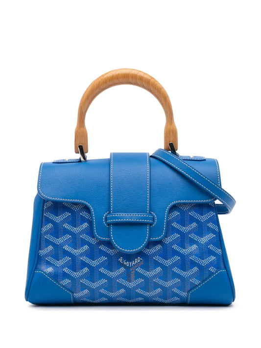 Goyard Pre-Owned 2018 Mini Goyardine Saigon Souple satchel