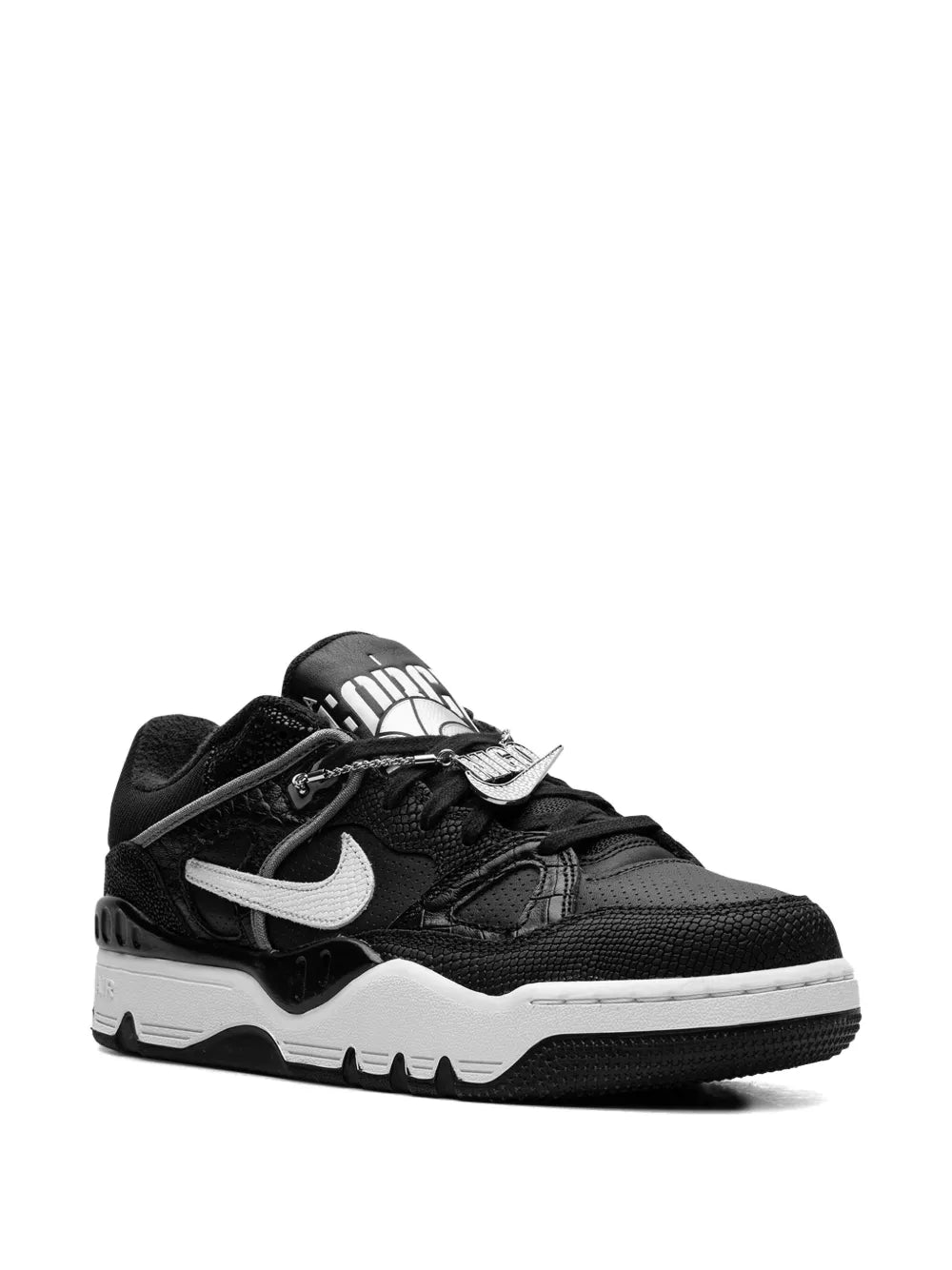 Nike x NIGO Air Force 3 SP "Black/White/Smoke Grey/Metallic Platinum" sneakers