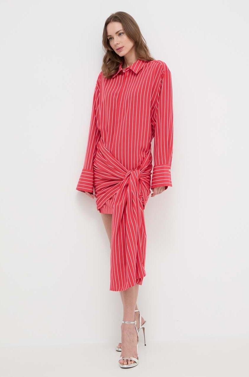 Ella Long Sleeve Striped Mini Dress