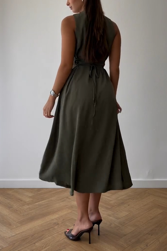 Timeless Cinched Midi Dress