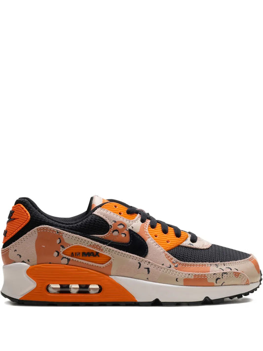 Nike Air Max 90 Premium "Bio Beige/Safety Orange/Phantom/Black" sneakers