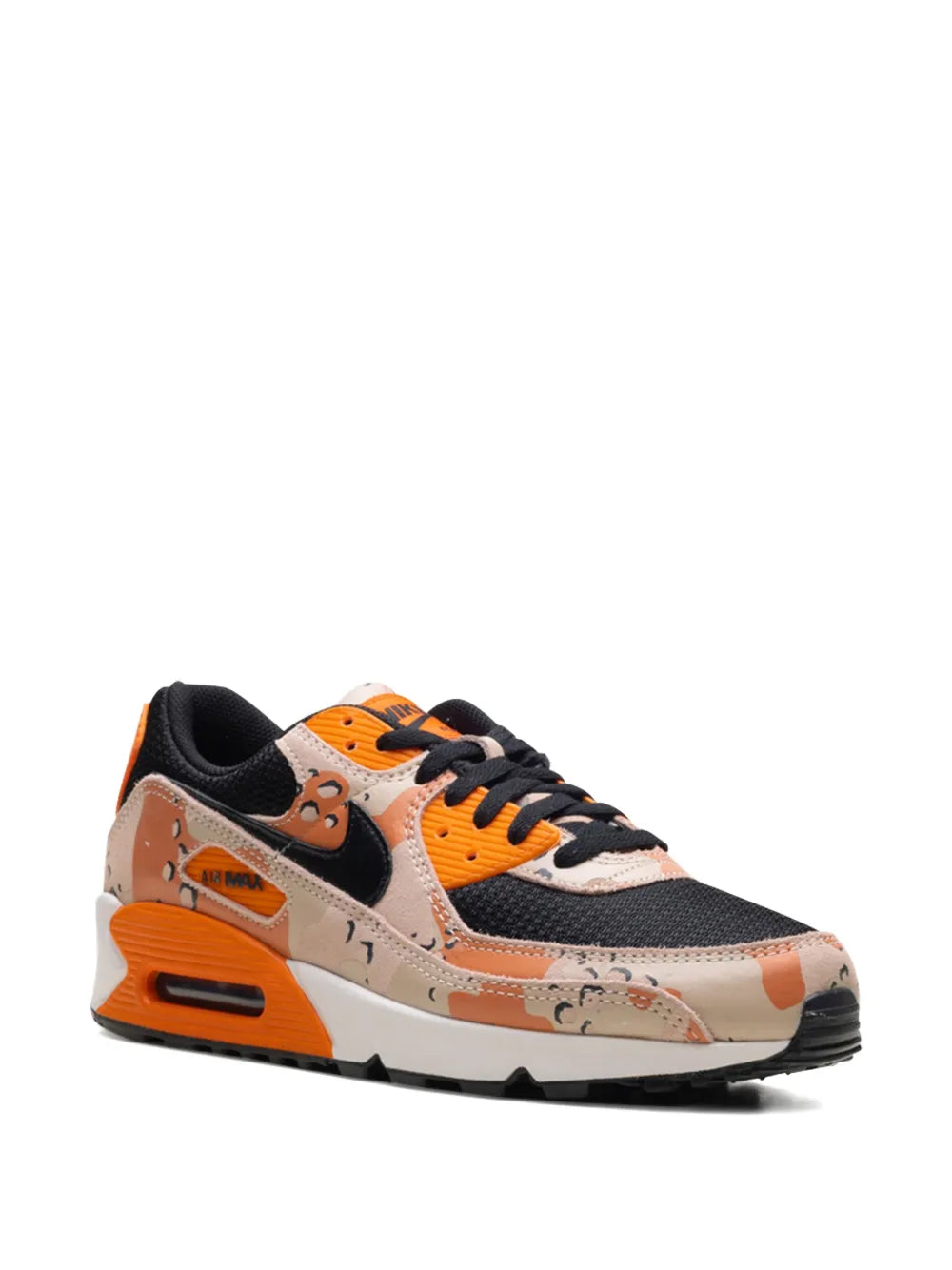 Nike Air Max 90 Premium "Bio Beige/Safety Orange/Phantom/Black" sneakers