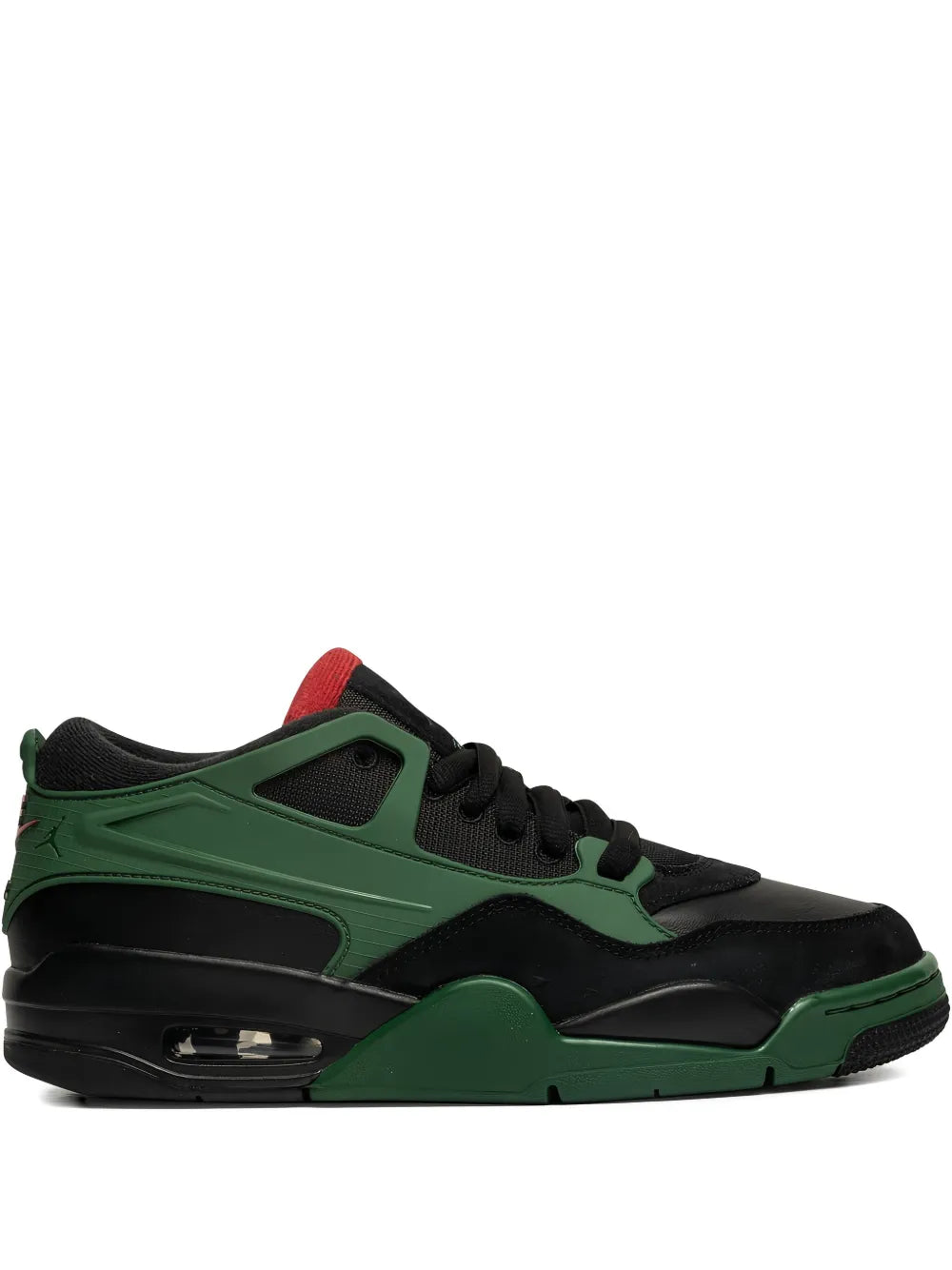 Jordan 4 RM "Black/Gorge Green University Red" sneakers
