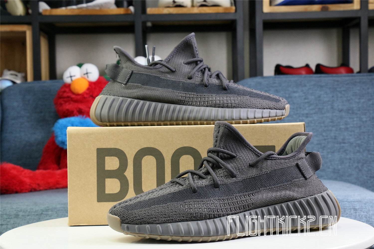 2020 Yeezy 350 V2 Cinder None Reflective Stripe(Ln5 A1)