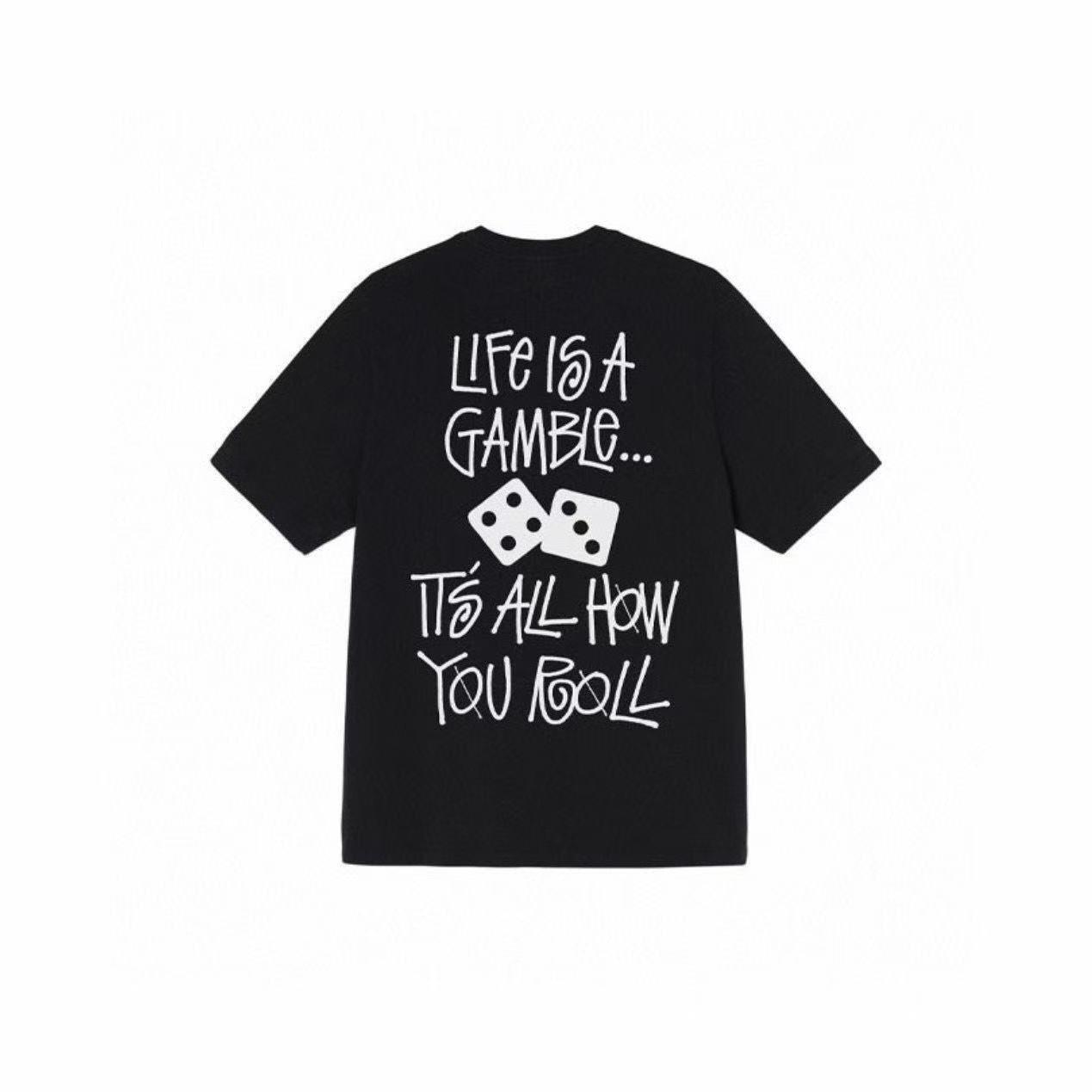New arrival Dice Snail Font cotton tee