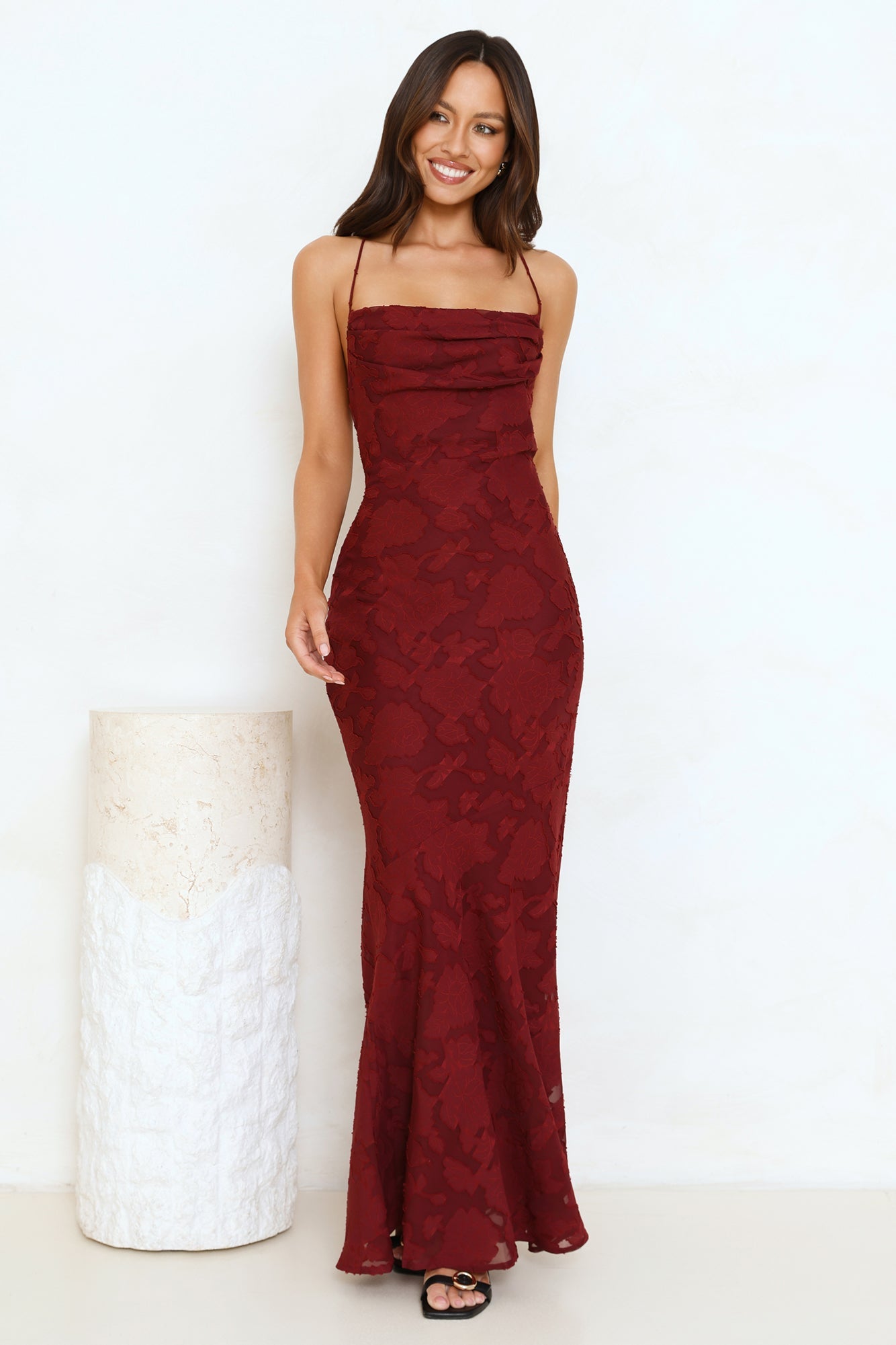 Bridge To Wonderland Maxi Dress Plum