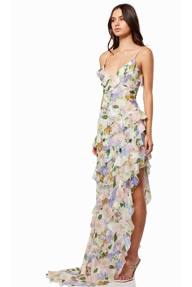 Spring Summer Off-Shoulder Organza Dress