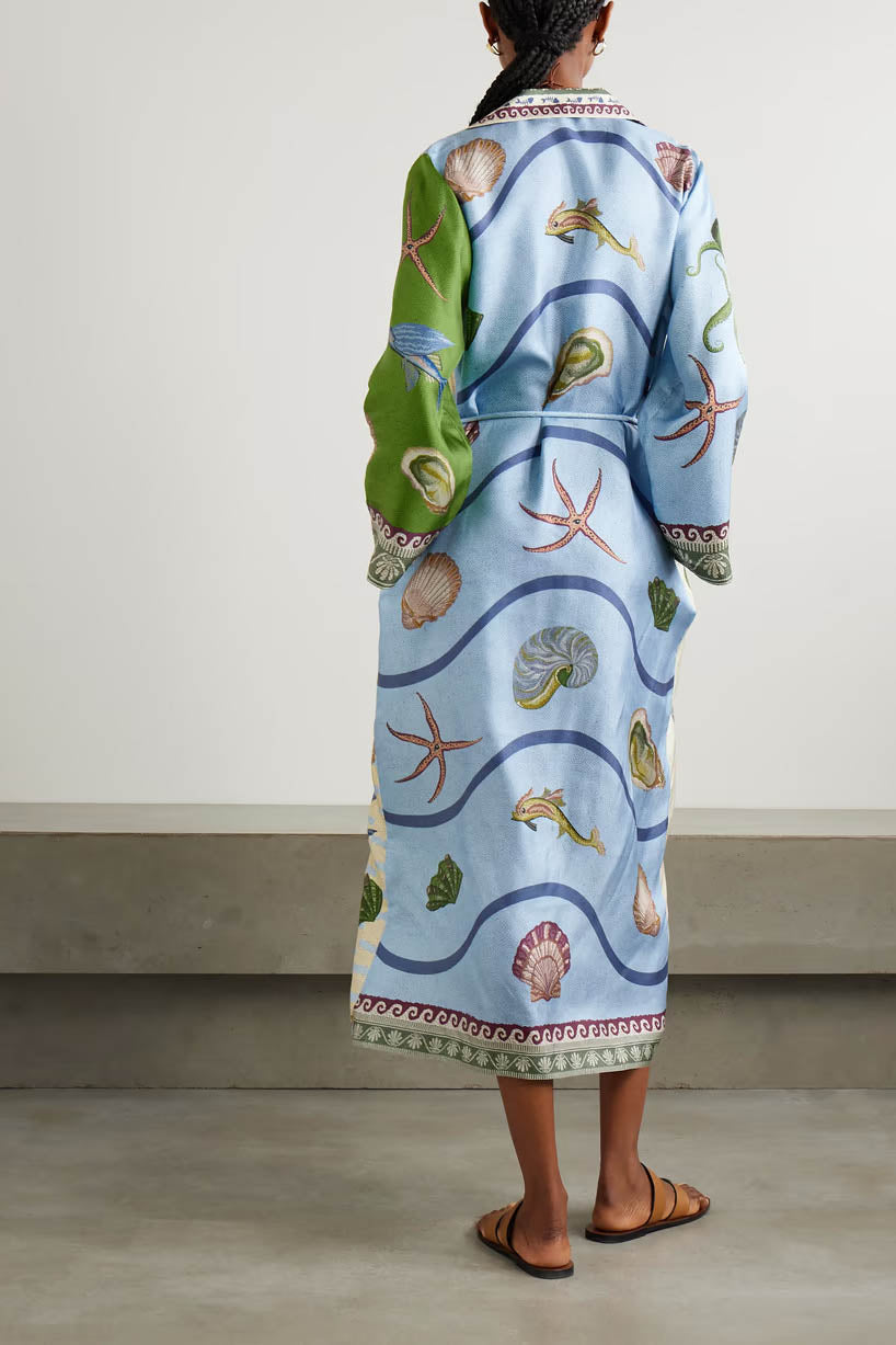 Breezy Grove Cotton-Linen Kimono